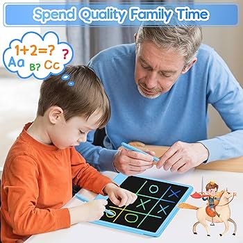 Hockvill 16" Kids Writing Tablet – Pink LCD Doodle Pad for Ages 3–7