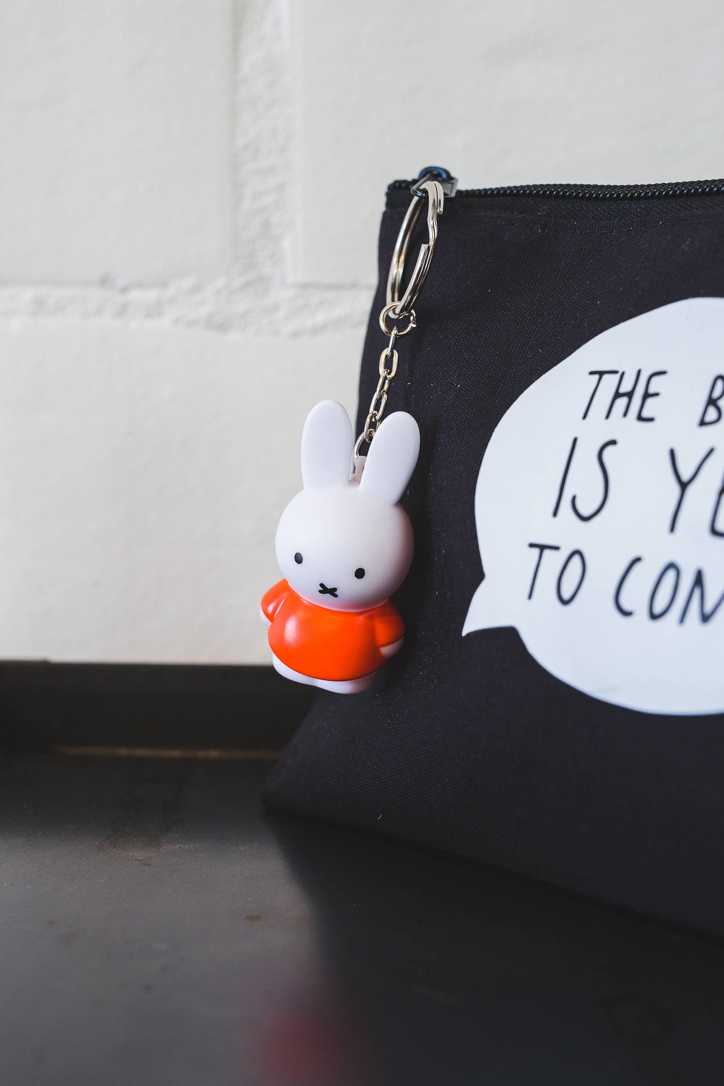 Miffy Classic Keyring - Red - 6cm